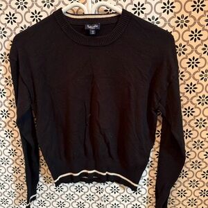 Splendid Black Crew Neck Sweater